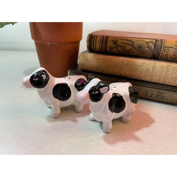 Vintage Ceramic Cow Salt & Pepper Shaker Collection FIVE SETS LOT - Picture 13 of 16
